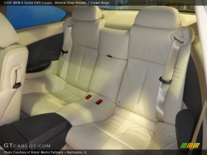 Mineral Silver Metallic / Cream Beige 2005 BMW 6 Series 645i Coupe