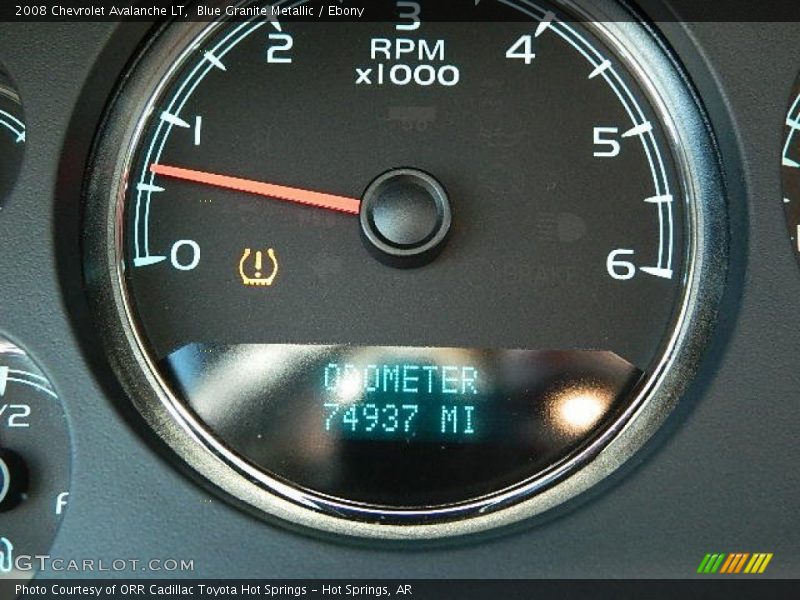 Blue Granite Metallic / Ebony 2008 Chevrolet Avalanche LT
