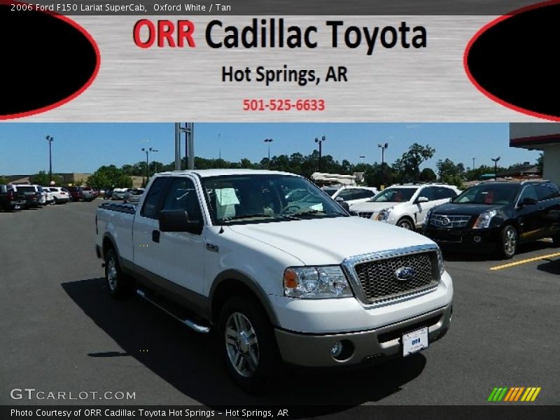Oxford White / Tan 2006 Ford F150 Lariat SuperCab