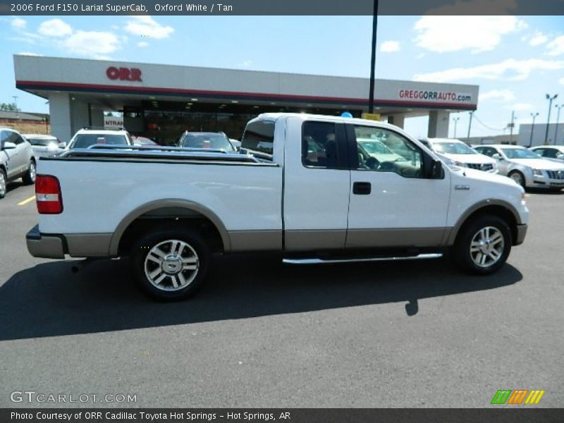 Oxford White / Tan 2006 Ford F150 Lariat SuperCab