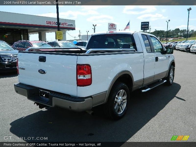 Oxford White / Tan 2006 Ford F150 Lariat SuperCab