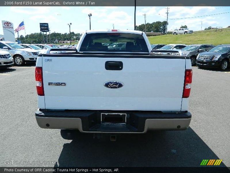 Oxford White / Tan 2006 Ford F150 Lariat SuperCab
