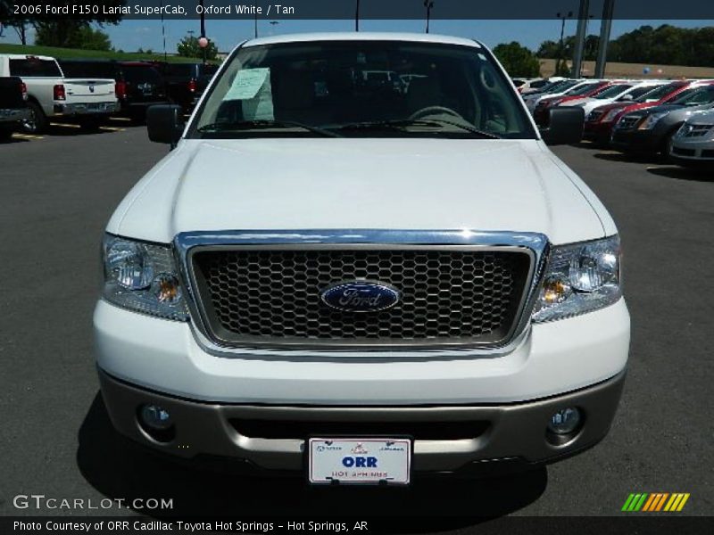 Oxford White / Tan 2006 Ford F150 Lariat SuperCab