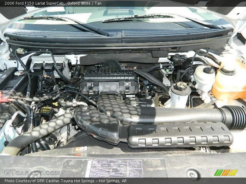Oxford White / Tan 2006 Ford F150 Lariat SuperCab