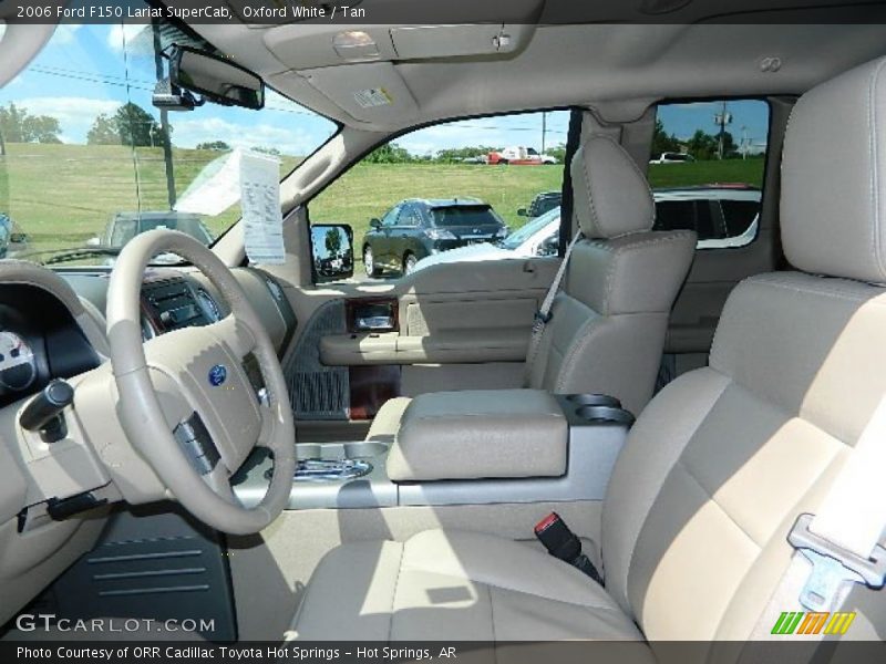 Oxford White / Tan 2006 Ford F150 Lariat SuperCab