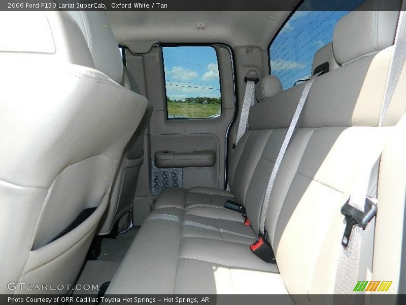 Oxford White / Tan 2006 Ford F150 Lariat SuperCab