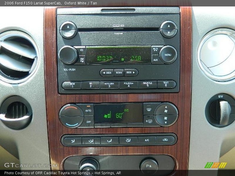 Oxford White / Tan 2006 Ford F150 Lariat SuperCab