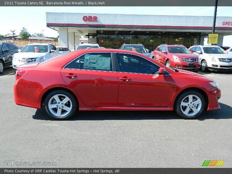 Barcelona Red Metallic / Black/Ash 2012 Toyota Camry SE