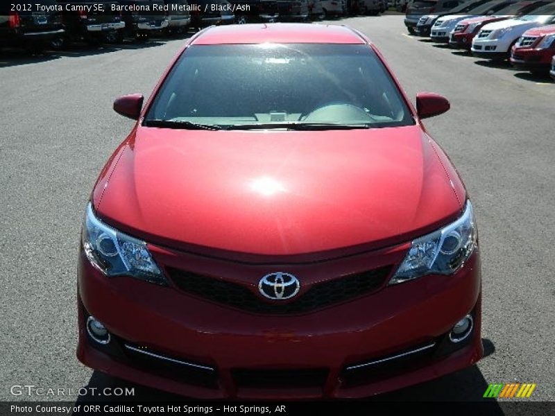 Barcelona Red Metallic / Black/Ash 2012 Toyota Camry SE