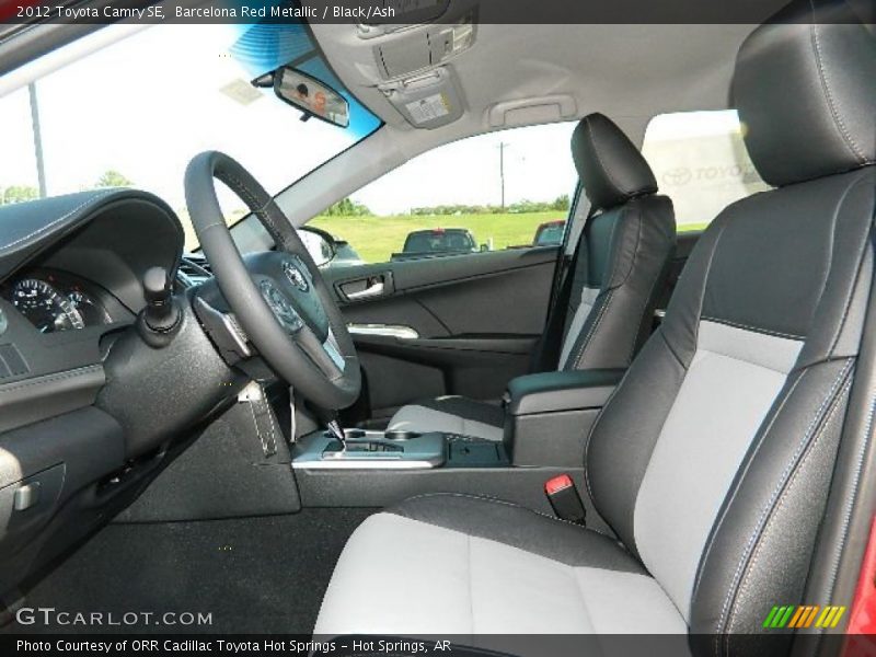 Barcelona Red Metallic / Black/Ash 2012 Toyota Camry SE