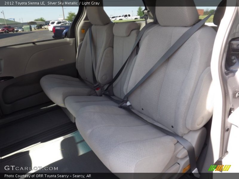 Silver Sky Metallic / Light Gray 2012 Toyota Sienna LE