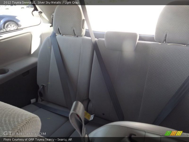 Silver Sky Metallic / Light Gray 2012 Toyota Sienna LE