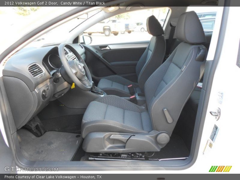  2012 Golf 2 Door Titan Black Interior