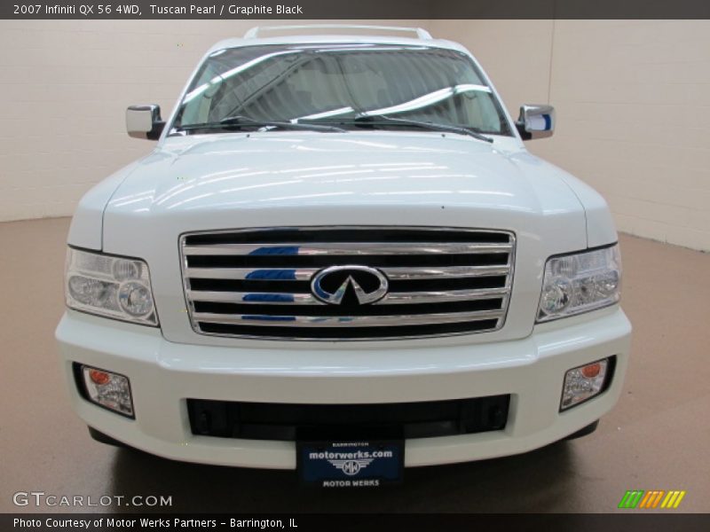 Tuscan Pearl / Graphite Black 2007 Infiniti QX 56 4WD