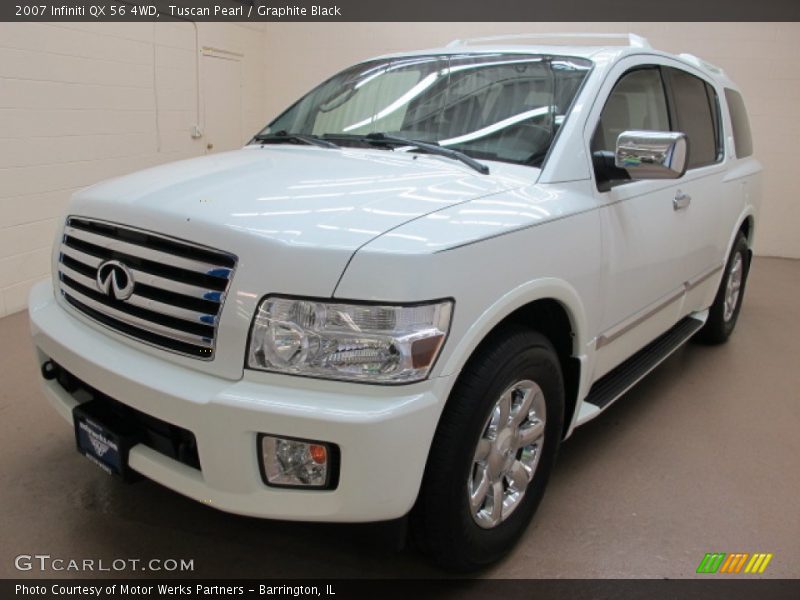 Tuscan Pearl / Graphite Black 2007 Infiniti QX 56 4WD