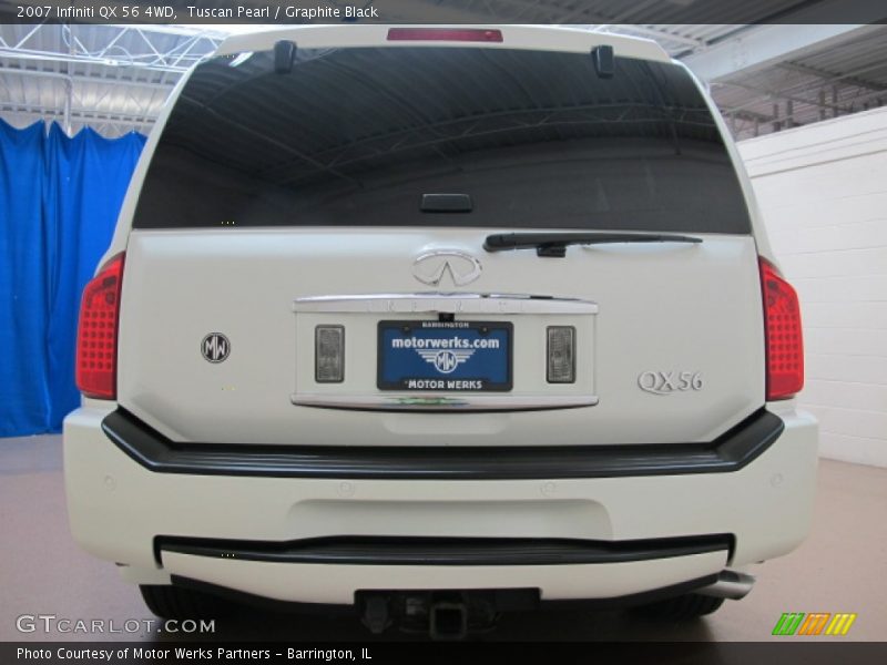 Tuscan Pearl / Graphite Black 2007 Infiniti QX 56 4WD
