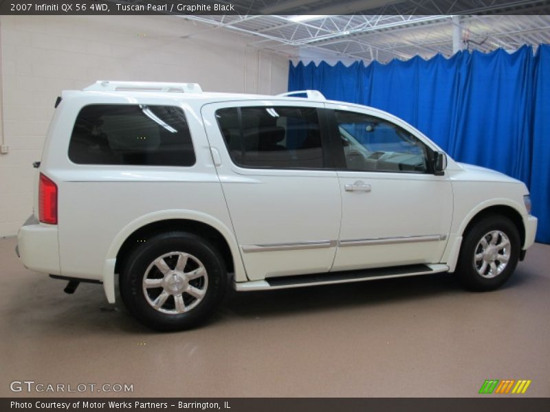 Tuscan Pearl / Graphite Black 2007 Infiniti QX 56 4WD