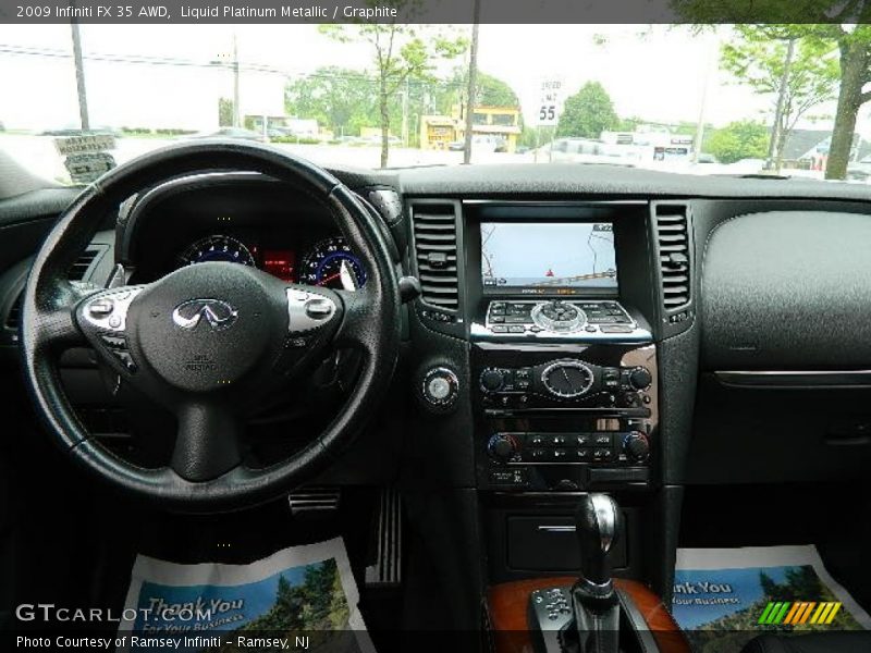 Liquid Platinum Metallic / Graphite 2009 Infiniti FX 35 AWD