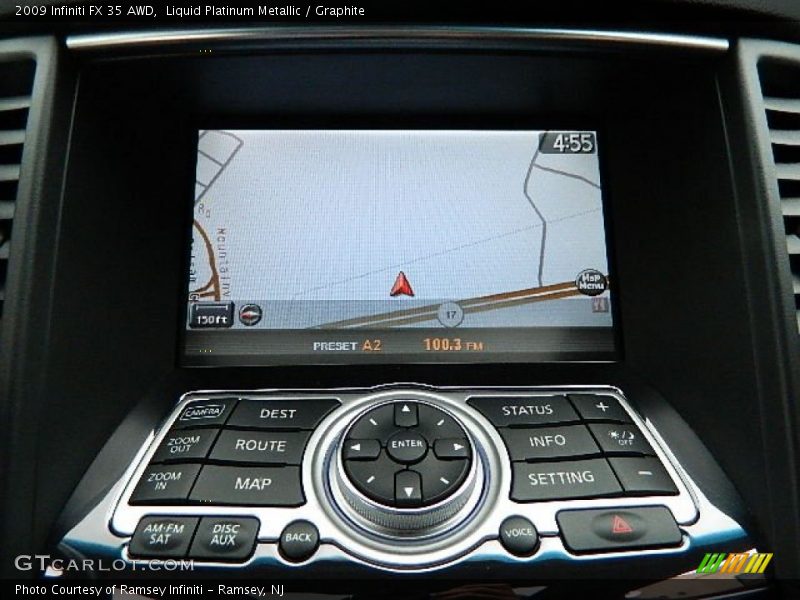 Liquid Platinum Metallic / Graphite 2009 Infiniti FX 35 AWD