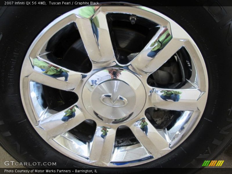 Tuscan Pearl / Graphite Black 2007 Infiniti QX 56 4WD