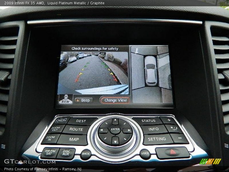 Liquid Platinum Metallic / Graphite 2009 Infiniti FX 35 AWD