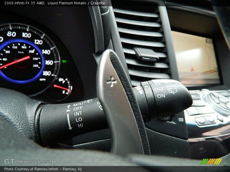 Liquid Platinum Metallic / Graphite 2009 Infiniti FX 35 AWD