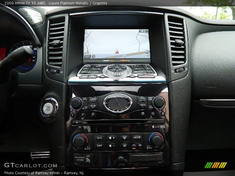 Liquid Platinum Metallic / Graphite 2009 Infiniti FX 35 AWD