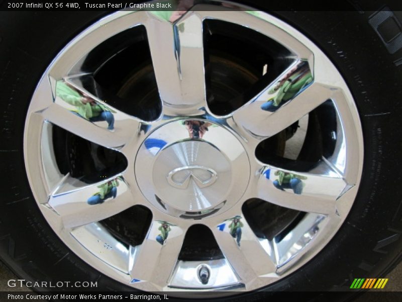 Tuscan Pearl / Graphite Black 2007 Infiniti QX 56 4WD
