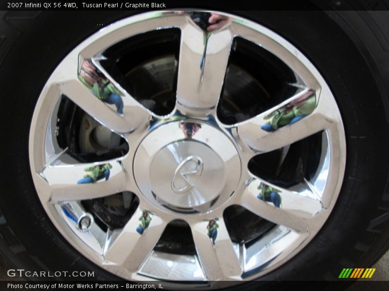Tuscan Pearl / Graphite Black 2007 Infiniti QX 56 4WD