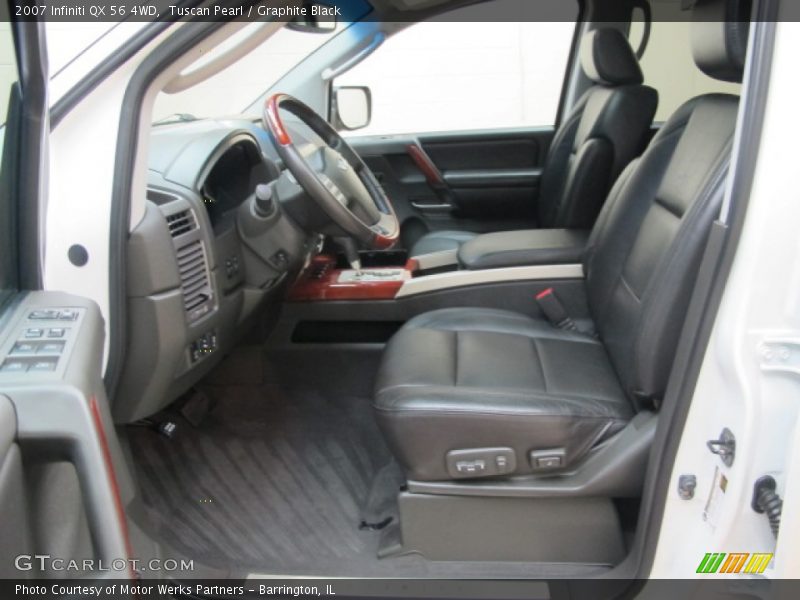 Tuscan Pearl / Graphite Black 2007 Infiniti QX 56 4WD