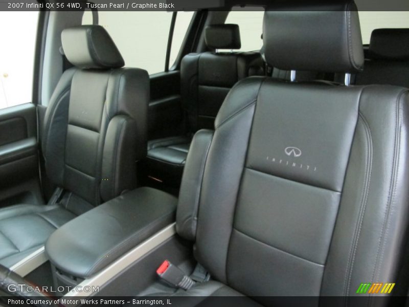 Tuscan Pearl / Graphite Black 2007 Infiniti QX 56 4WD
