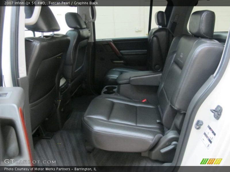Tuscan Pearl / Graphite Black 2007 Infiniti QX 56 4WD