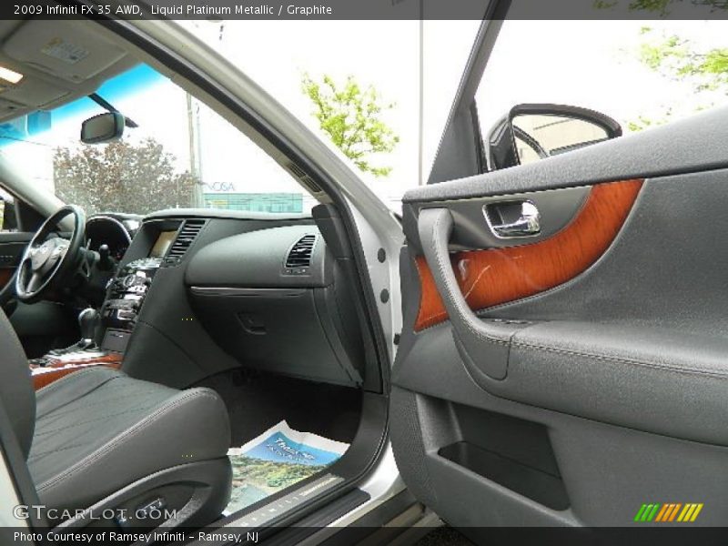 Liquid Platinum Metallic / Graphite 2009 Infiniti FX 35 AWD