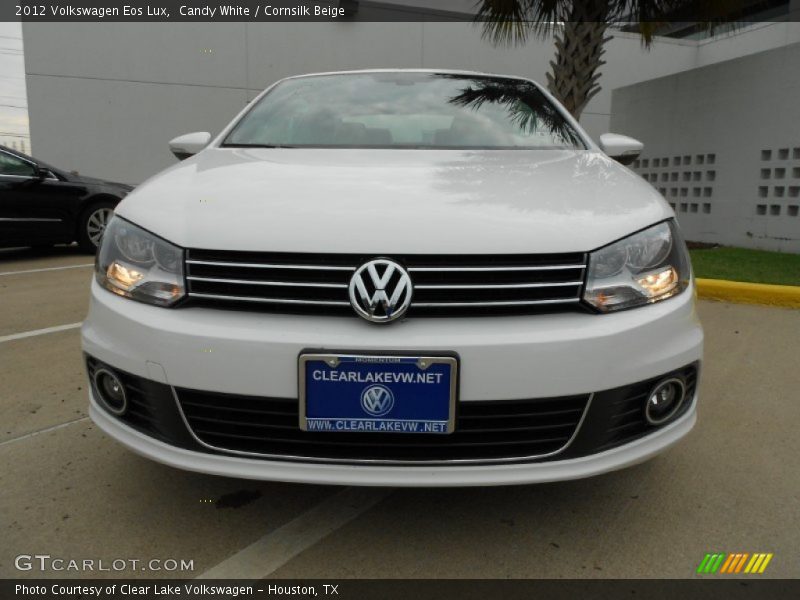 Candy White / Cornsilk Beige 2012 Volkswagen Eos Lux
