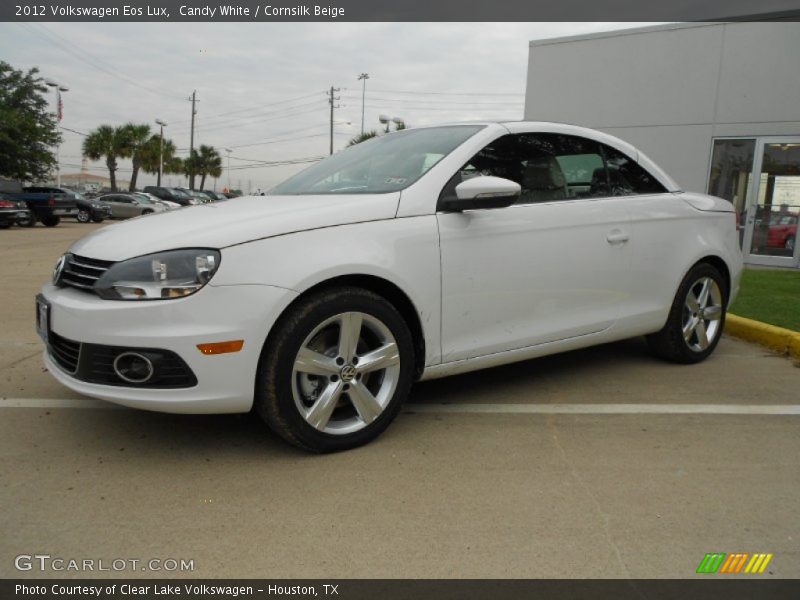 Candy White / Cornsilk Beige 2012 Volkswagen Eos Lux