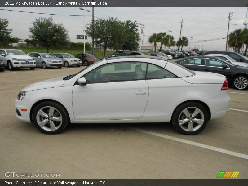 Candy White / Cornsilk Beige 2012 Volkswagen Eos Lux