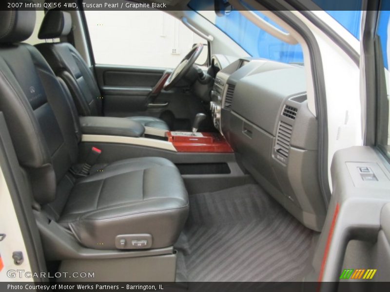 Tuscan Pearl / Graphite Black 2007 Infiniti QX 56 4WD