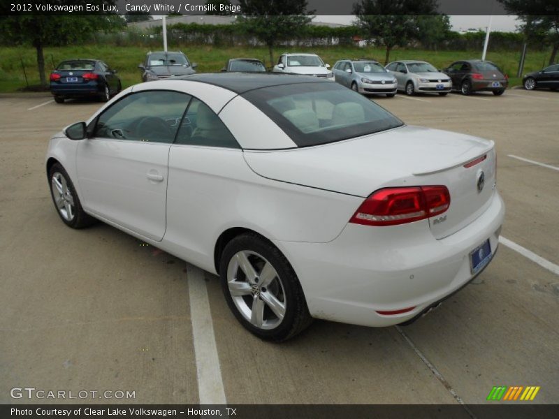 Candy White / Cornsilk Beige 2012 Volkswagen Eos Lux