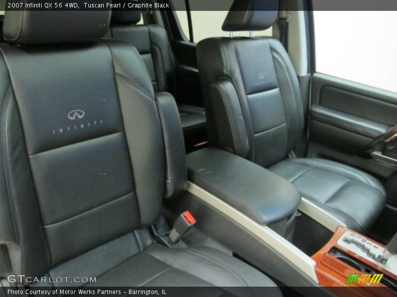 Tuscan Pearl / Graphite Black 2007 Infiniti QX 56 4WD