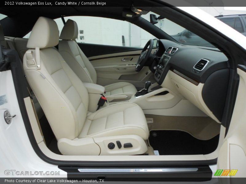 Candy White / Cornsilk Beige 2012 Volkswagen Eos Lux