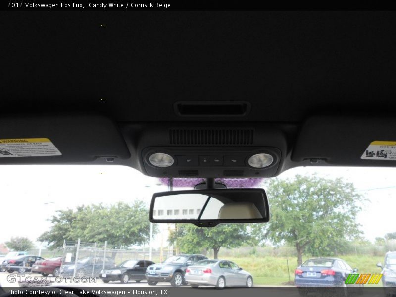Candy White / Cornsilk Beige 2012 Volkswagen Eos Lux