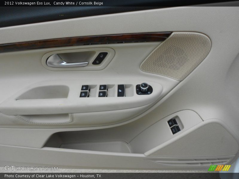 Candy White / Cornsilk Beige 2012 Volkswagen Eos Lux