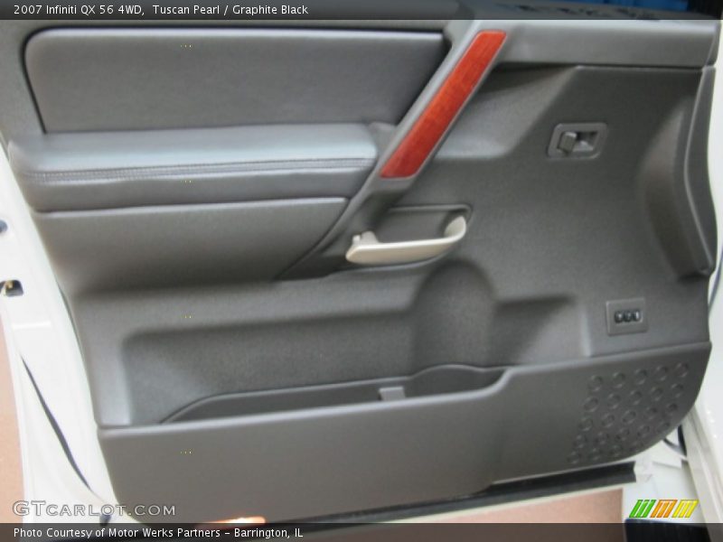 Tuscan Pearl / Graphite Black 2007 Infiniti QX 56 4WD