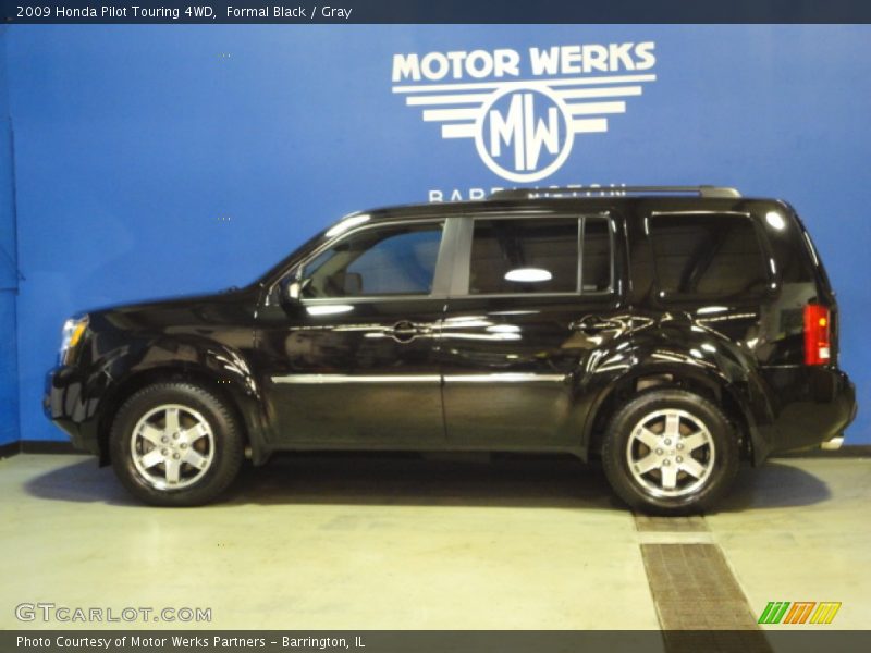 Formal Black / Gray 2009 Honda Pilot Touring 4WD