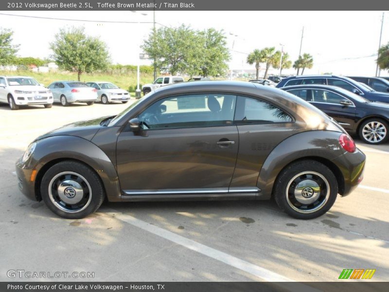 Toffee Brown Metallic / Titan Black 2012 Volkswagen Beetle 2.5L