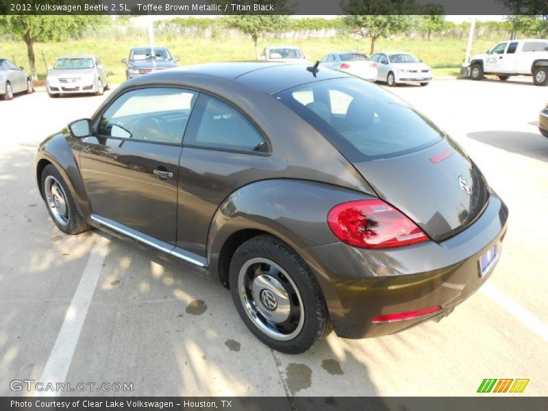 Toffee Brown Metallic / Titan Black 2012 Volkswagen Beetle 2.5L
