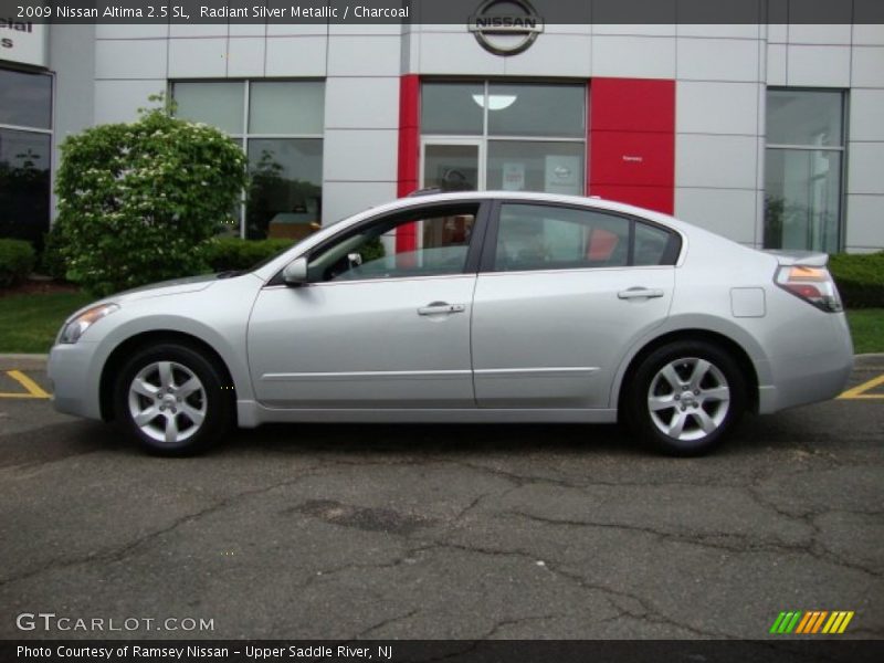 Radiant Silver Metallic / Charcoal 2009 Nissan Altima 2.5 SL