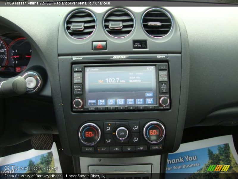 Radiant Silver Metallic / Charcoal 2009 Nissan Altima 2.5 SL