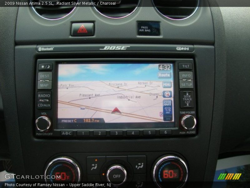 Radiant Silver Metallic / Charcoal 2009 Nissan Altima 2.5 SL
