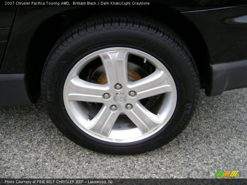 Brilliant Black / Dark Khaki/Light Graystone 2007 Chrysler Pacifica Touring AWD